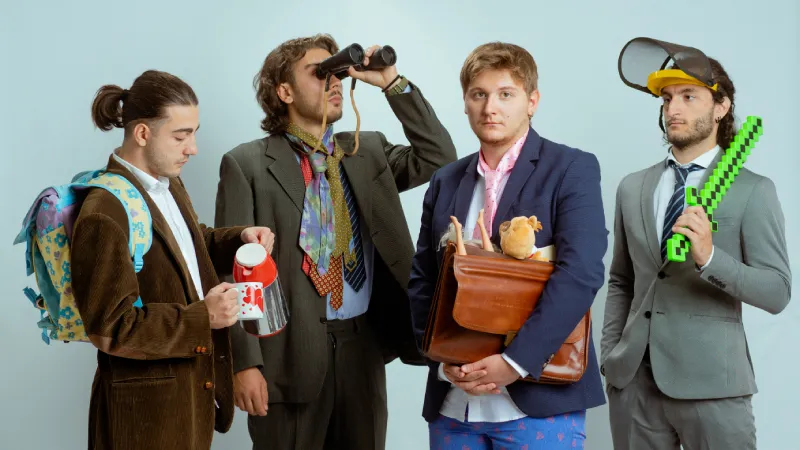 The apulian band Stain in a promotional photo