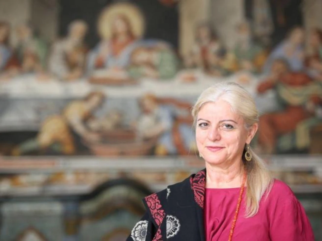 The apulian artist and researcher Maria Moramarco