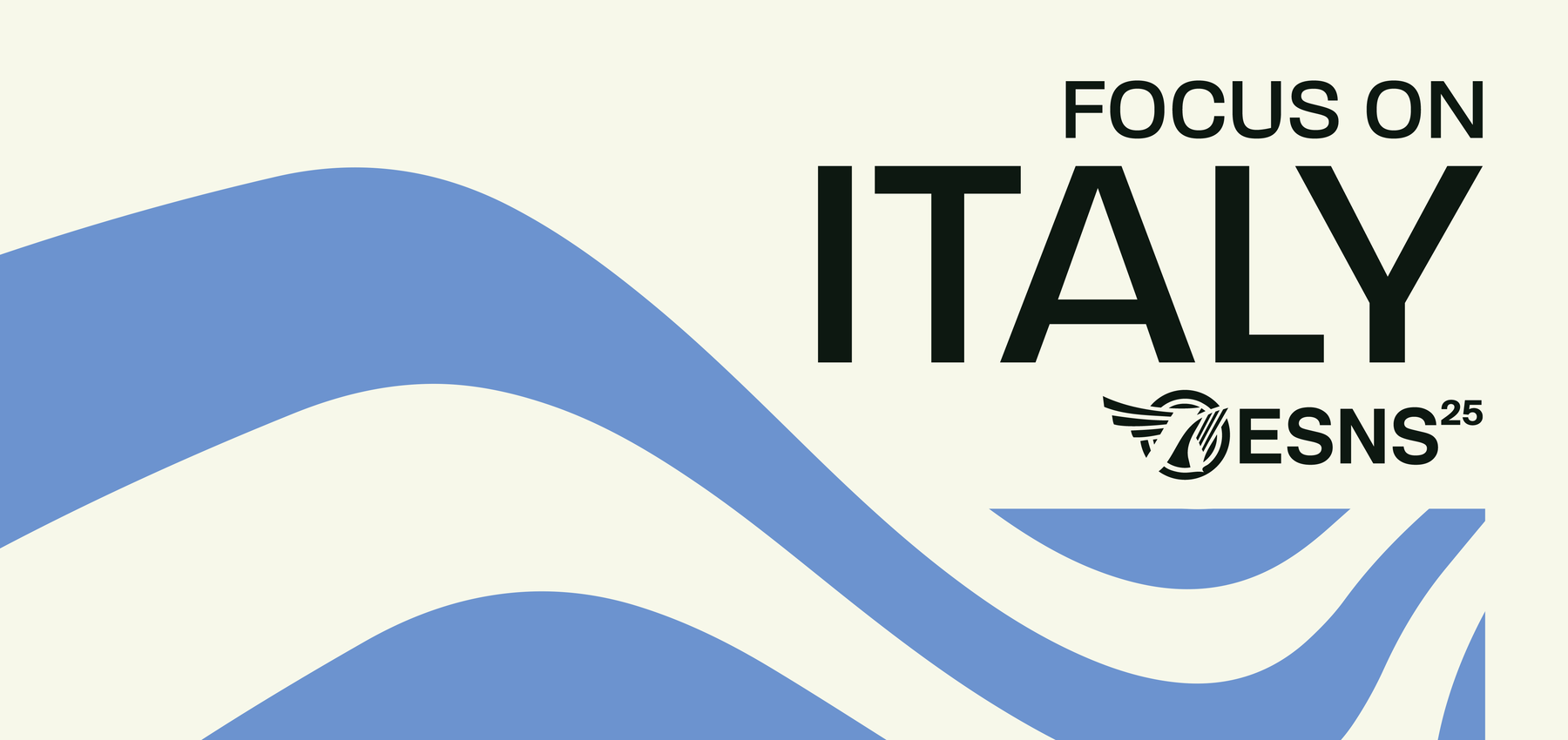 Copertina del Focus on Italy all'ESNS di gennaio 2025